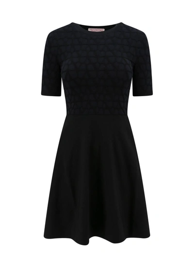 Shop Valentino Dress In Black