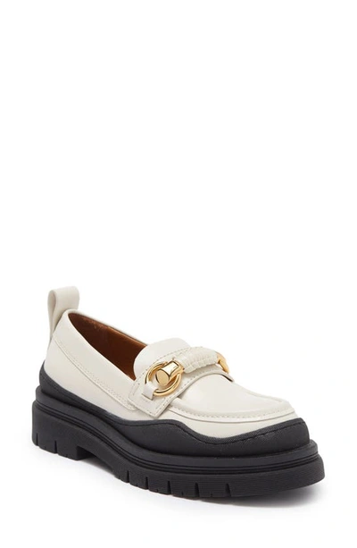 Shop See By Chloé Maya Horse Bit Chunky Sole Loafer In Gesso