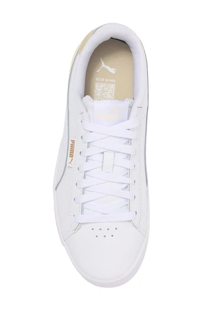 Shop Puma Jada Renew Sneaker In  White- Gold-putty