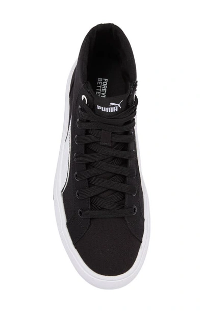 Puma Kaia 2.0 Mid Top Sneaker In  Black- White