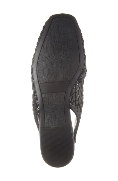 Nordstrom Arabella Woven Slingback Flat In Black