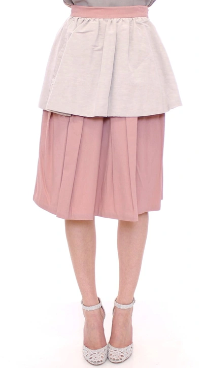 Shop Comeforbreakfast Knee-length Pleated Women's Skirt In Pink