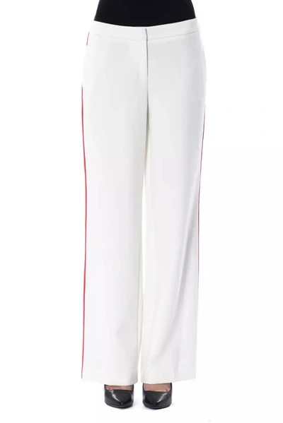 Byblos Polyester Jeans & Women's Pant In White