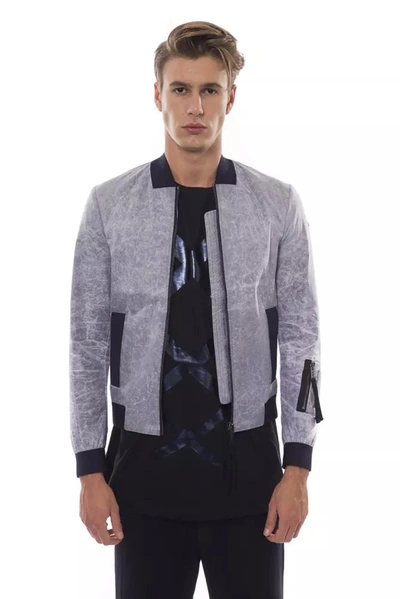 Shop Nicolo Tonetto Polyester Men's Jacket In Grey