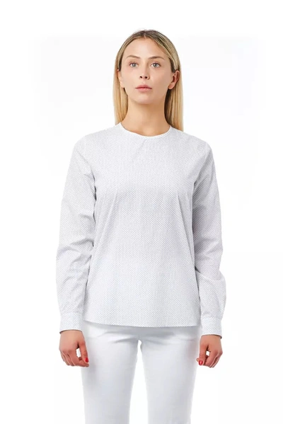 Shop Bagutta Cotton Women's Shirt In White