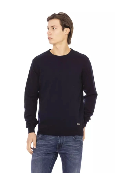 Shop Baldinini Trend Wool Men's Sweater In Blue