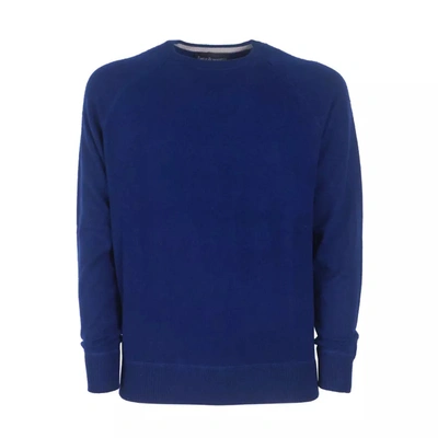 Shop Emilio Romanelli Puro Cashmere Men's Sweater In Blue