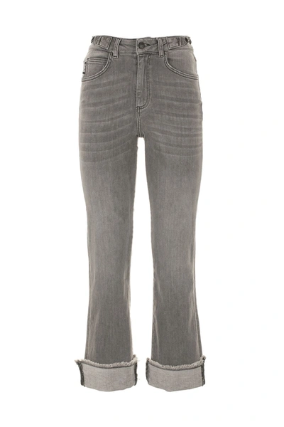 Shop Imperfect Cotton Jeans & Women's Pant In Grey