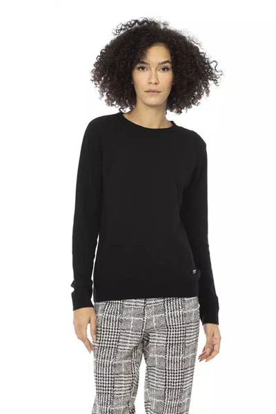 Shop Baldinini Trend Wool Women's Sweater In Black