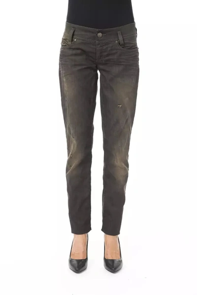 Shop Byblos Cotton Jeans & Women's Pant In Black