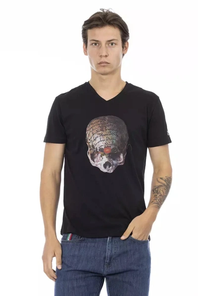Shop Trussardi Action Cotton Men's T-shirt In Black
