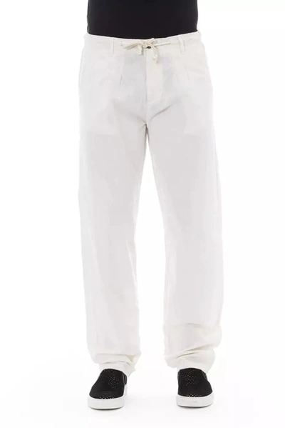 Shop Baldinini Trend Cotton Jeans & Men's Pant In White