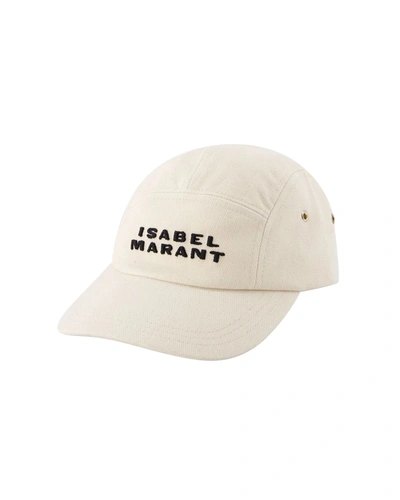 Shop Isabel Marant Tedji Hat -  - Cotton - White