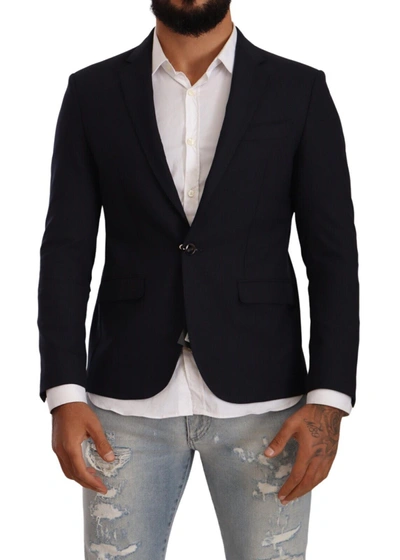 Shop Domenico Tagliente Single Breasted One Button Suit Men's Jacket In Black