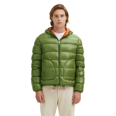 Shop Centogrammi Nylon Men's Jacket In Green