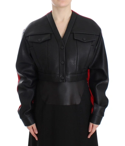Shop Kaale Suktae Short Croped Coat Bomber Women's Jacket In Black