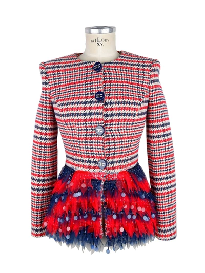 Shop Elisabetta Franchi Cotton Suits & Women's Blazer In Red