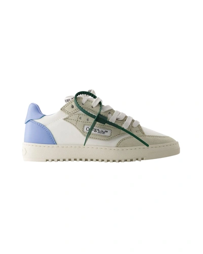 Shop Off-white 5.0 Off Court Sneakers - Off White - Leather - Light Blue