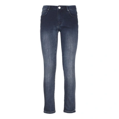Shop Maison Espin Cotton Jeans & Women's Pant In Blue
