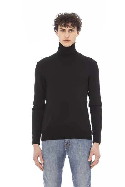 Shop Baldinini Trend Fabric Men's Sweater In Black