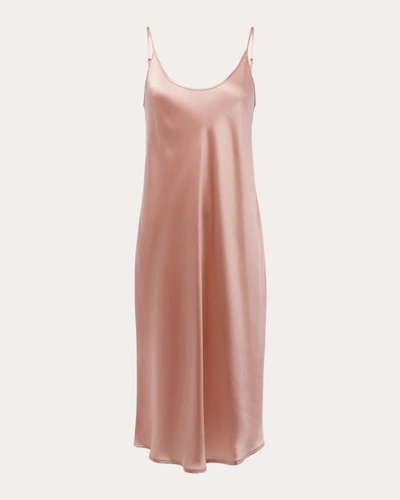 Shop La Perla Women's Midi Silk Nightgown In Pink