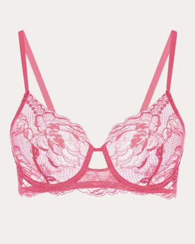 Shop La Perla Women's Brigitta Lace Underwired Bra In Pink