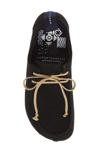Shop Asportuguesas By Fly London Chat Sneaker In Black Fabric