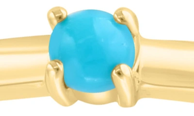 Effy Turquoise Ring In Yellow Gold/ Blue