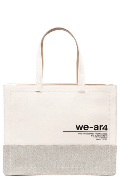 Shop We-ar4 The Surplus Tote Bag In Bi Color