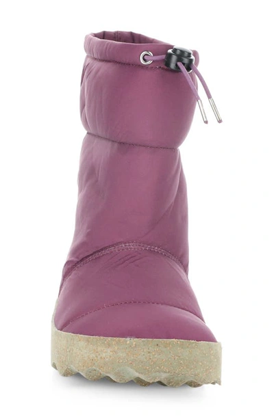 Shop Asportuguesas By Fly London Cale Recycled Polyester Quilted Boot In Purple Recycled Polyester