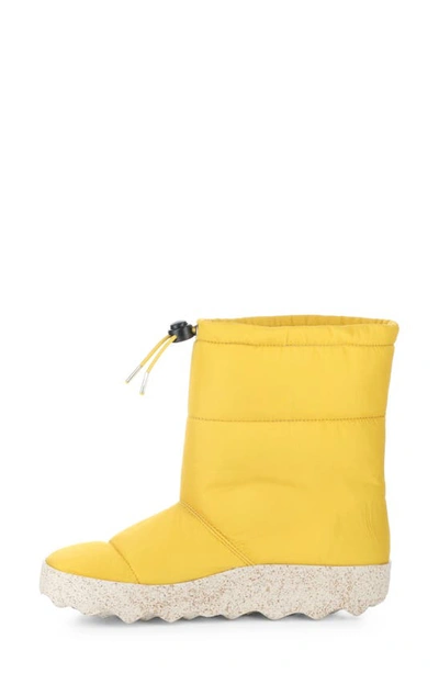 Shop Asportuguesas By Fly London Cale Recycled Polyester Quilted Boot In Yema Recycled Polyester