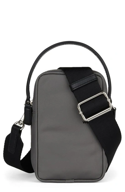 Shop We-ar4 The Souvenir Crossbody Bag In Steel Black