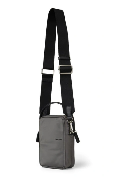 Shop We-ar4 The Souvenir Crossbody Bag In Steel Black