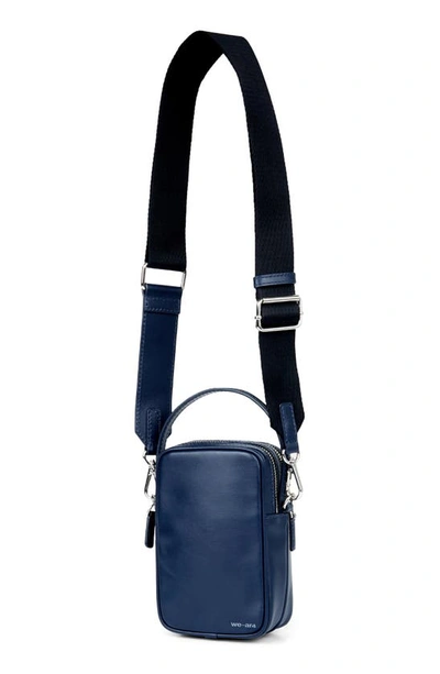 Shop We-ar4 The Souvenir Leather Crossbody Bag In Admiral