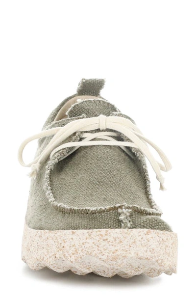 Shop Asportuguesas By Fly London Chat Sneaker In Military Green/ Natural Hemp