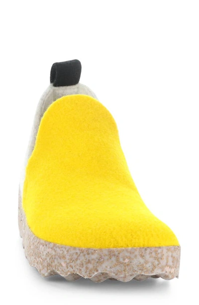 Shop Asportuguesas By Fly London City Slip-on Sneaker In 003 Yellow/ Off White/ Black