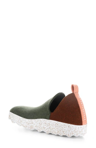 Shop Asportuguesas By Fly London City Slip-on Sneaker In 000 Green/ Brown