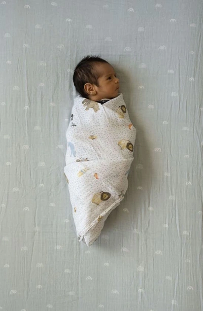 Little Unicorn 3-pack Muslin Swaddle Blanket In Party Animal