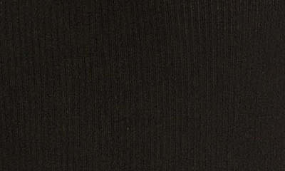 Shop Michael Kors Short Sleeve Cashmere Rib Sweater In Black