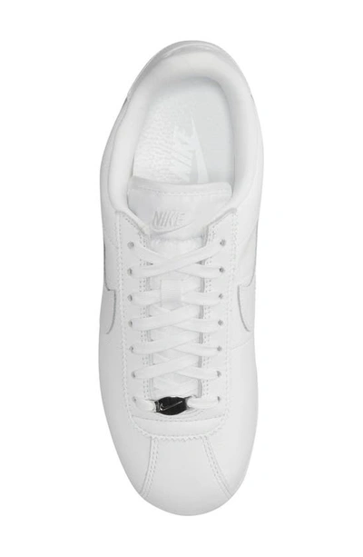 Shop Nike Cortez 23 Premium Sneaker In White/ White/ White