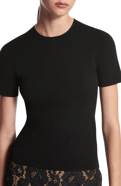 Shop Michael Kors Knit T-shirt In Black