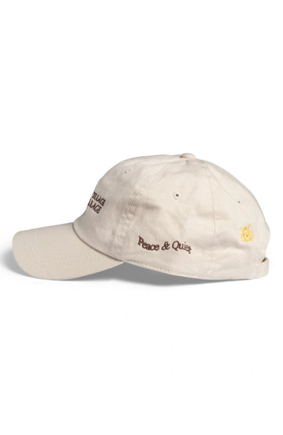 Shop Museum Of Peace And Quiet X Disney 'the Lion King' Peaceful Village Embroidered Baseball Cap In Bone
