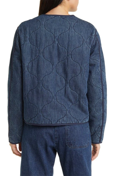 Shop Rag & Bone Remi Quilted Denim Jacket In Ari