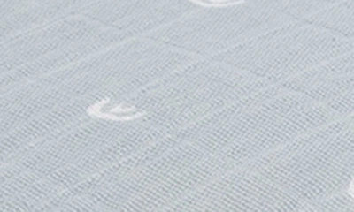 Little Unicorn Cotton Muslin Crib Sheet In Blue Rainbow