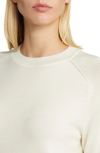 Shop Nordstrom Crewneck Sweater In Ivory Pristine