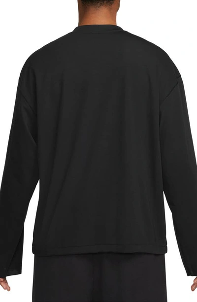 Shop Nike Sportswear Dri-fit Tech Pack Long Sleeve Top In Black/ Black
