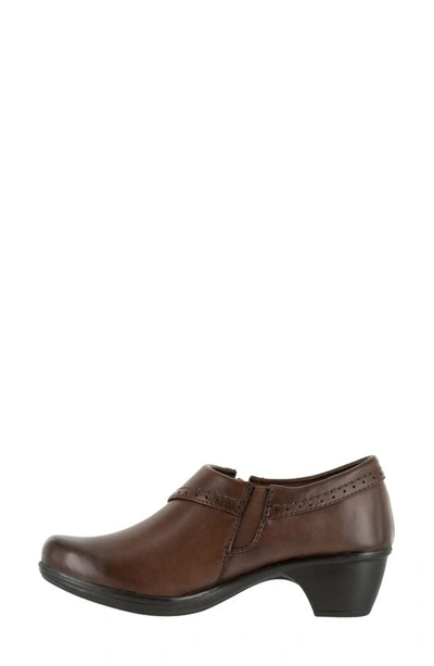 Shop Easy Street Darcy Bootie In Brown Burnished