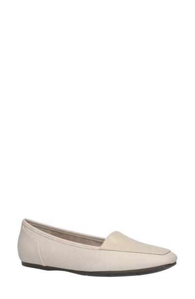 Shop Easy Street Thrill Flat In Oatmeal Linen Print