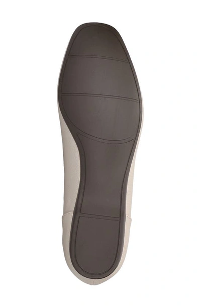 Easy Street Thrill Perf Womens Leather Square Toe Ballet Flats In Oatmeal Linen Print