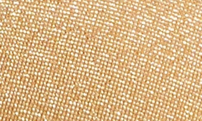 Vitamin A Gia Metallic Triangle Bikini Top In Golden Glow Metallic